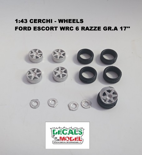 Ford escort wrc cerchi - 1:43,